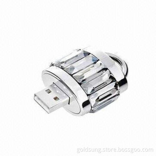 Promotional Jewelry USB Flash Drive with 10-year Data Retention, Custom Top Quality Secure Lock